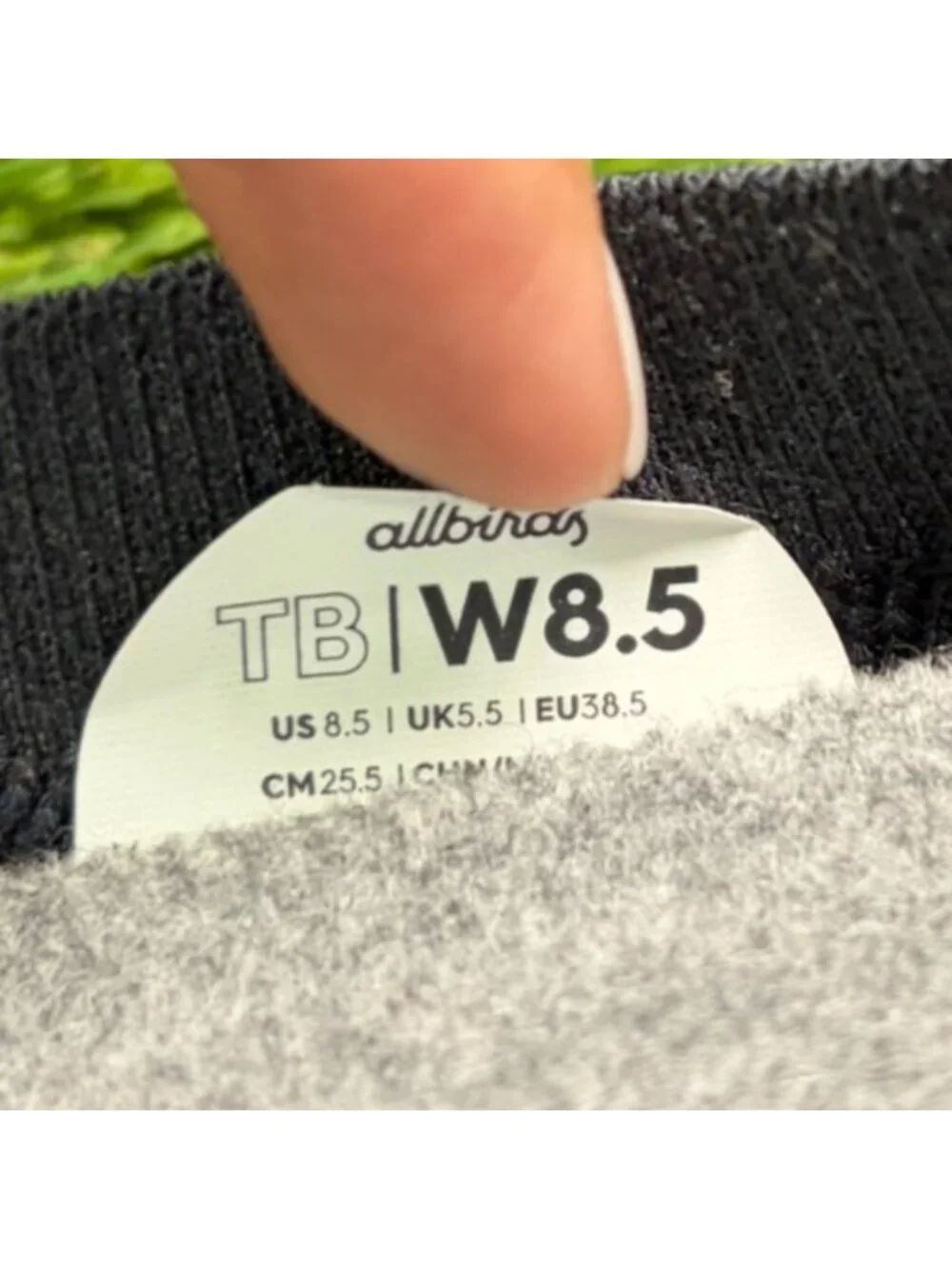 Allbirds Tree Breezer Womens Size 8.5 Navy Casual Slip On Ballet Flats Shoes